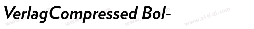 VerlagCompressed Bol字体转换